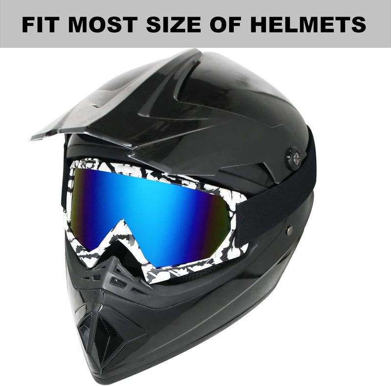 CoPvner Store Dirt Bike Goggles for Motorcycle, ATV, Motocross, Riding, Offroad - Adult, Men, Women, Youth, Kids - Image 2